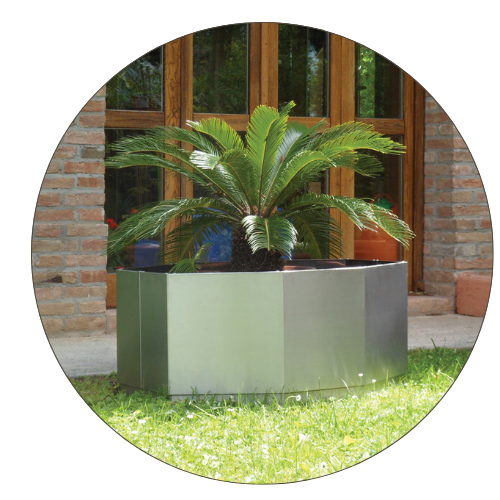 steel-flower-pot
